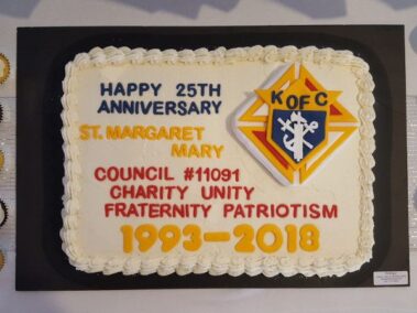 Picture of cake at the 25th Anniversary Celebration